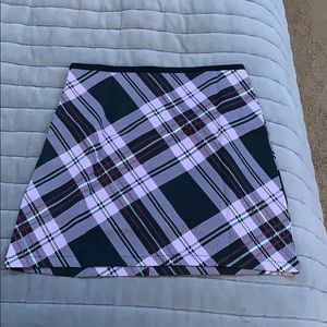 Plaid skirt